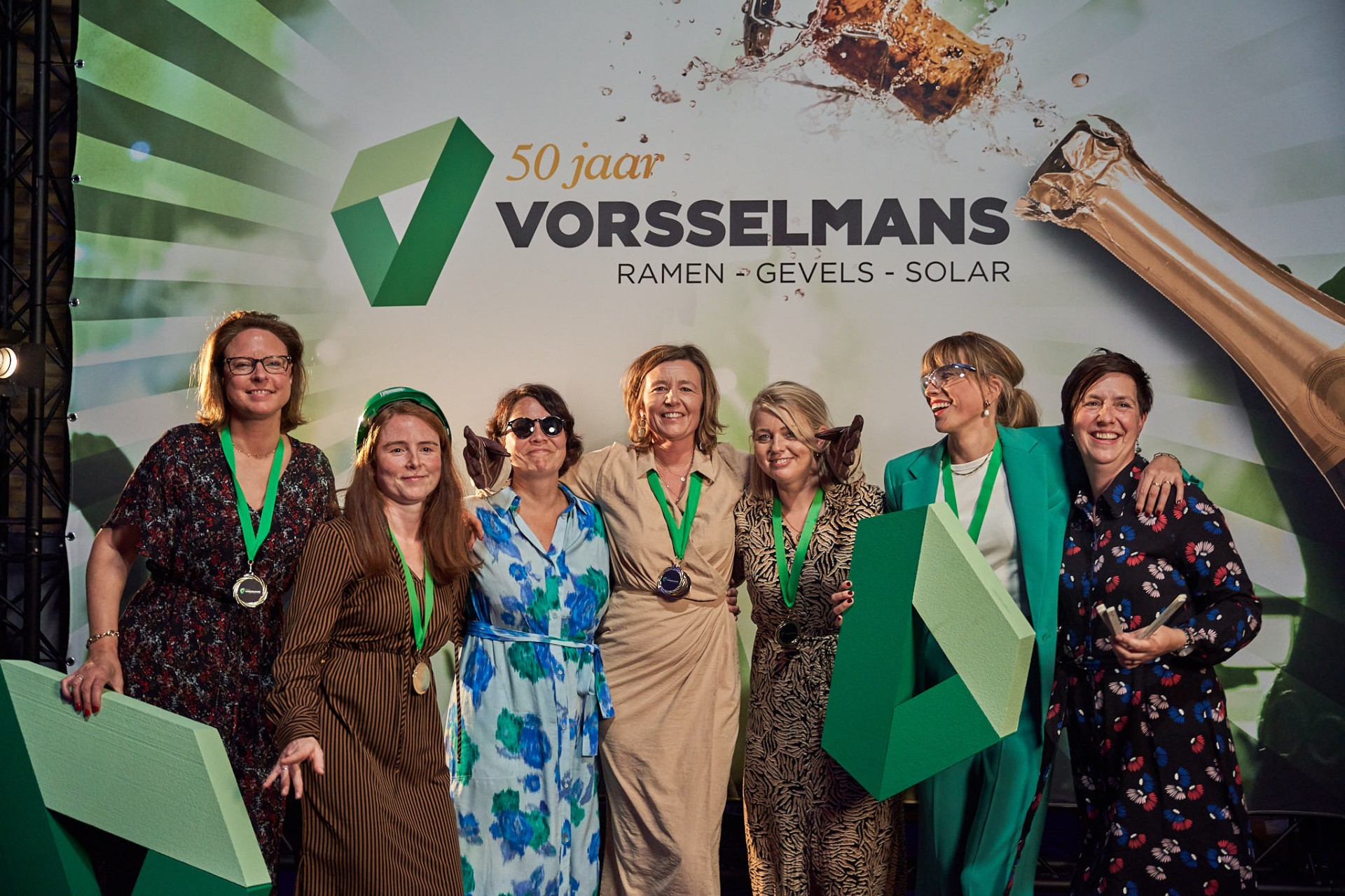 Vorsselmans teamfoto's feest 50 jaar